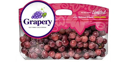 Organic Red Seedless Grapes - 1.5lb