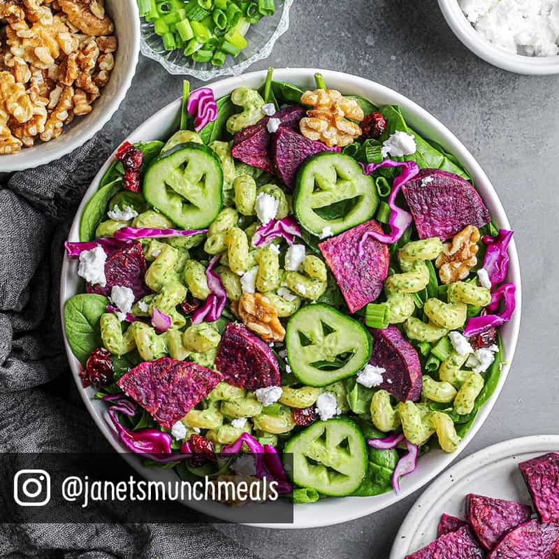 Halloween Spinach Salad