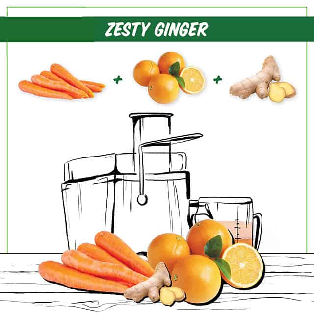 zesty ginger juice