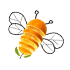 orange bee