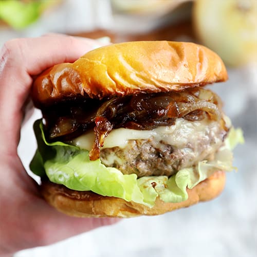 French Onion Burger