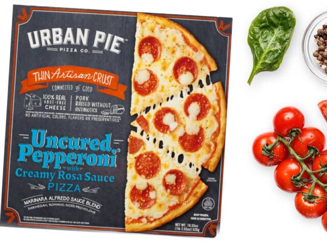 Urban pie uncured pepperoni pizza box