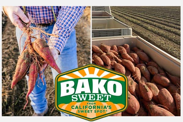 Bako Sweet logo and pictures of their farm.