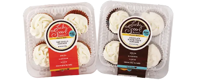 Lucky Spoon cupcake packages
