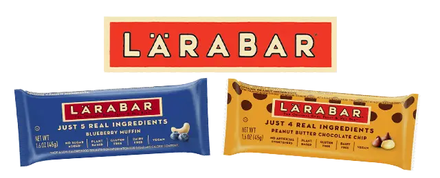 Larabar logo above products
