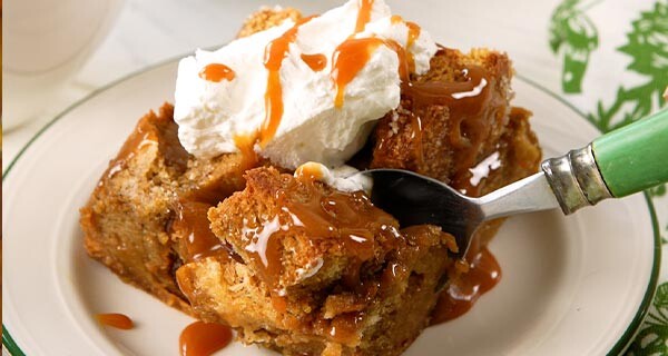 Irish coffee bread pudding