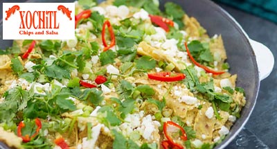 Gluten-Free Chilaquiles in a pan