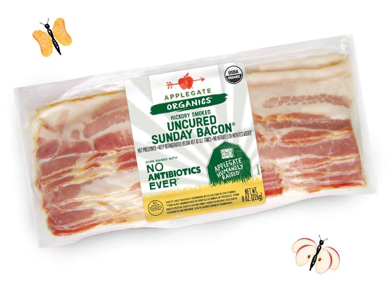 Applegate Uncured Sunday Bacon package