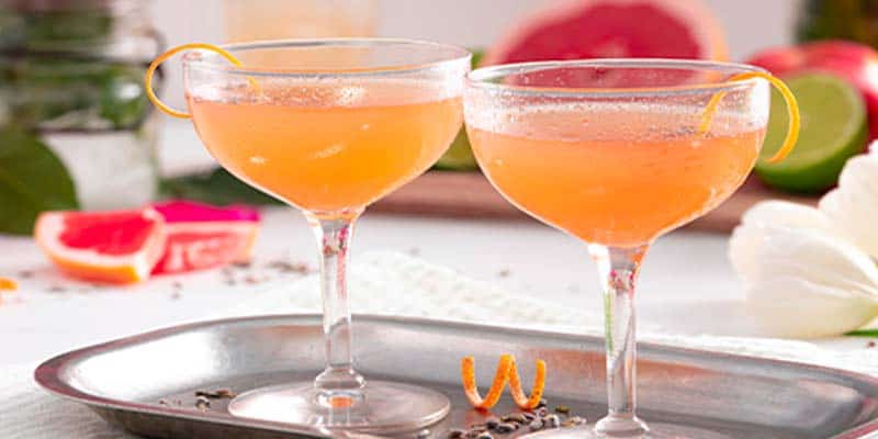 Grapefruit Mocktail in a glass
