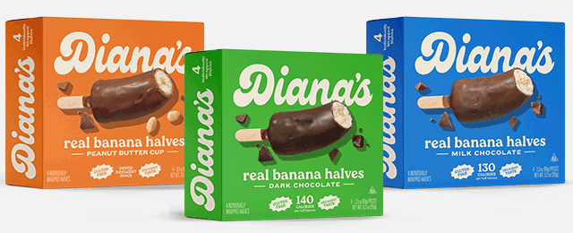 Boxes of Diana's Bananas varieties