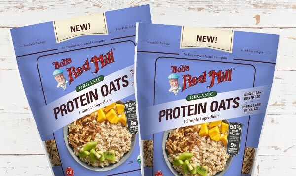 Bob's red mill protein oats package