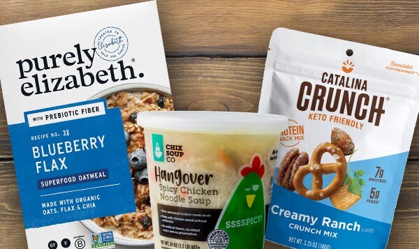 purely Elizabeth, Catalina crunch and chic soup products