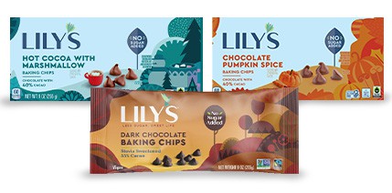 Lily's logo next to product