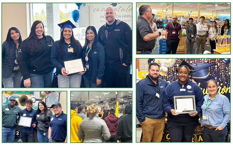 Collage of program graduates and training