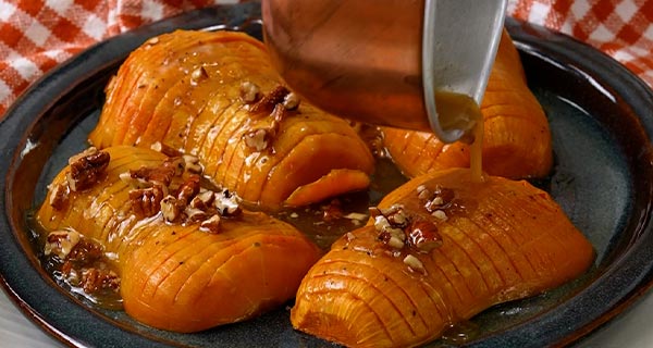 honey nut squash on a dish