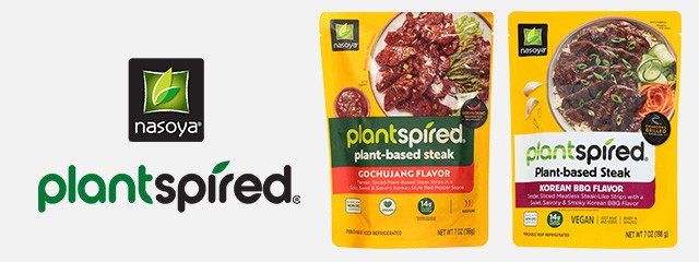 Nasoya Plantspired logo next to product varieties