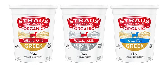 Straus Yogurt varieties