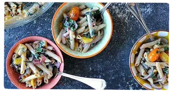 Rainbow Chard Power Pasta