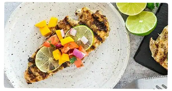 Chicken with Mango Salsa