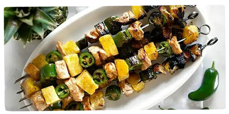 Chicken Pineapple Skewers