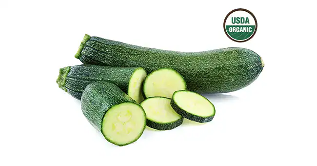 Zucchini with USDA Organic icon