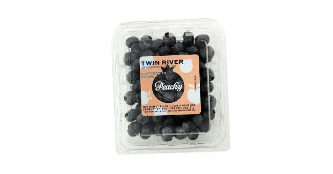 Peachy Blueberries