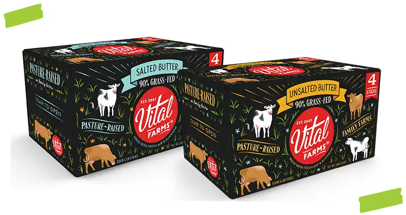 Vital Farms 16 oz. salted and unsalted butter