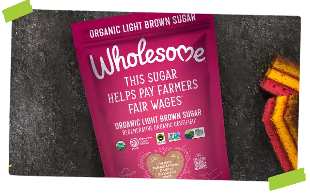Wholesome light brown sugar