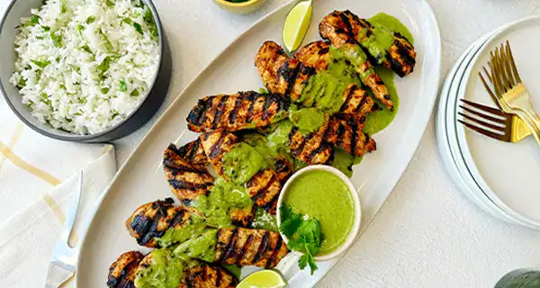 Peruvian Chicken with Aji Verde
