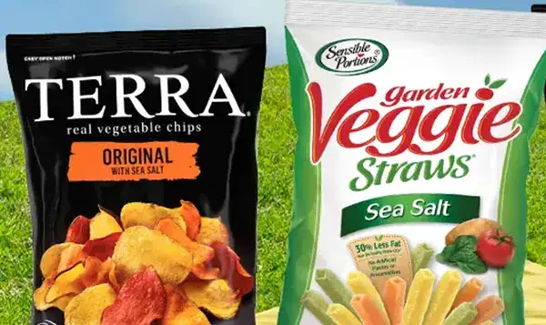 Terra chips and Garden Veggie Straws