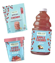 Sprouts brand cherry items