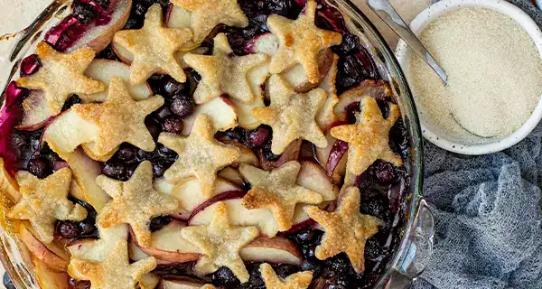 Blueberry Peach Cobbler