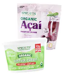 Sprouts brand cherry items