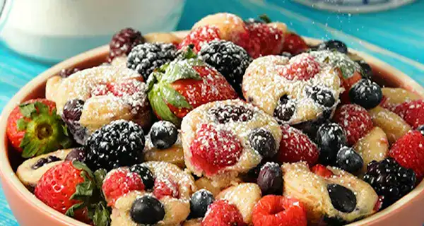 Berry Pancake Bites