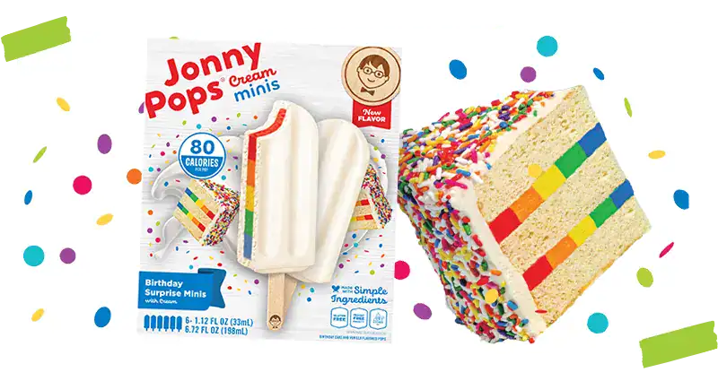 JonnyPops Cream Minis Ice Cream Bars