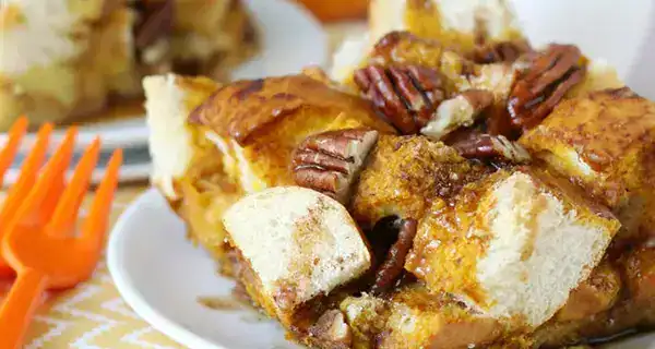 Pumpkin French Toast Bake