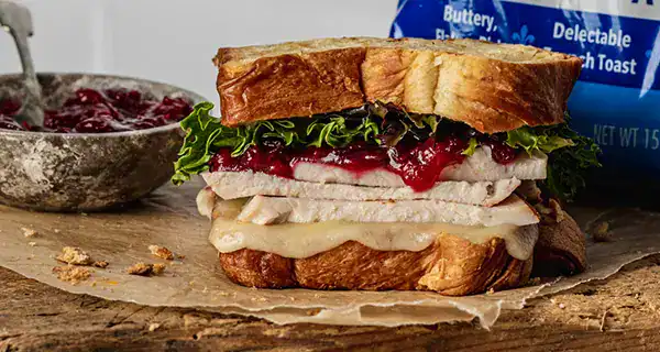 Leftover Turkey Cranberry Panini