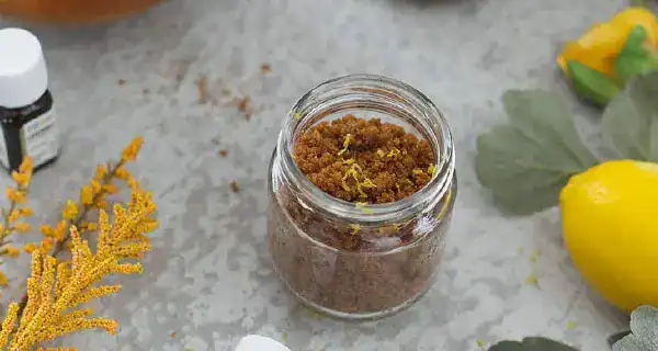 DIY Vanilla Citrus Sugar Body Scrub