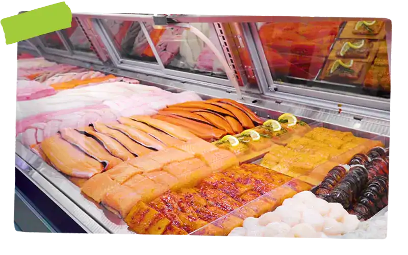 Seafood case