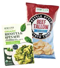 Sprouts brand cherry items