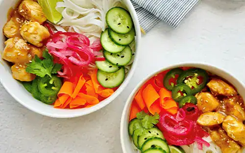 Gluten-Free Banh Mi Chicken Bowls