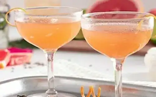 Blushing Spring Grapefruit Mocktail