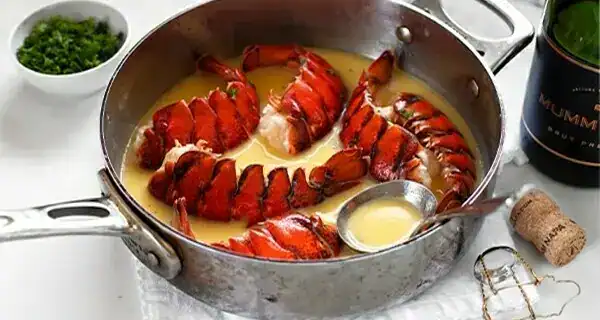 Meal of the Week: Champagne Butter Poached Lobster Tails