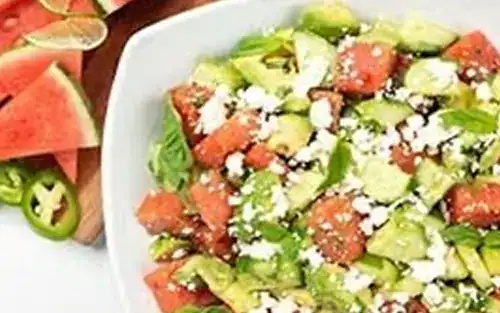 Juicy Peak Season Watermelon Salad