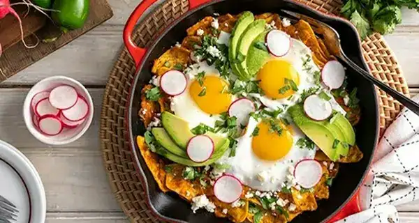 Meal of the Week: Vegetarian Hatch Chile Chilaquiles