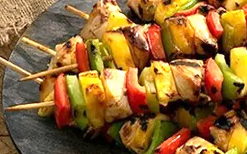 Grilled Hawaiian Chicken Skewers