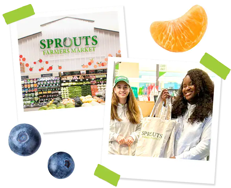 Sprouts Farmers Market store interior and employees