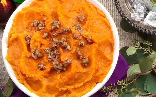 Vegan Mashed Sweet Potatoes