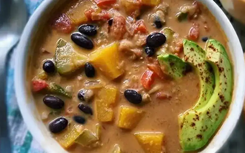 Slow Cooker Butternut Squash Harvest Soup