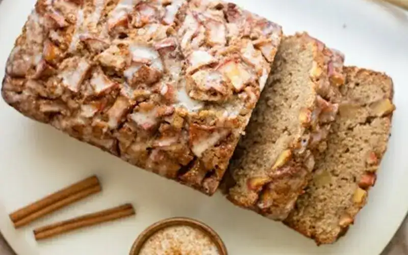 Glazed Apple Fritter Bread